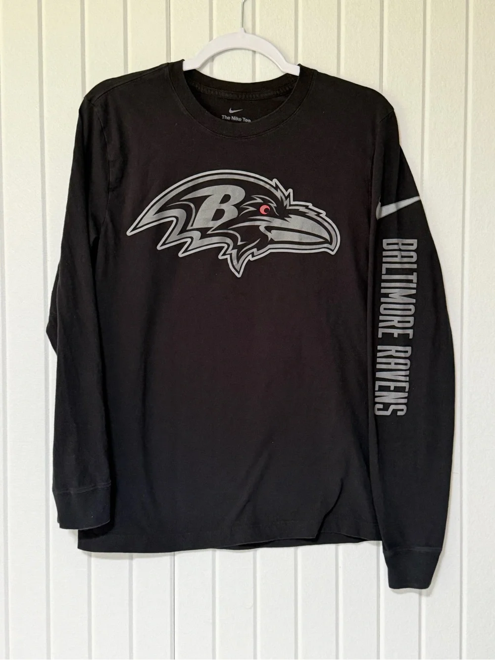 Nike Black Baltimore Ravens Long Sleeve Logo Tee
